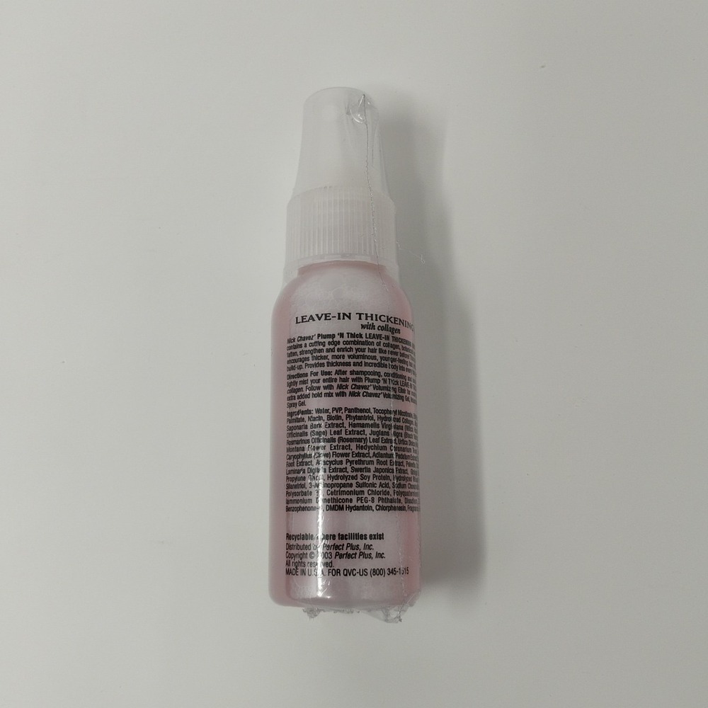 Nick Chavez Plump 'N Thick‎ Leave In Thickening Collagen Mist 2 oz Travel Size - Picture 2 of 7